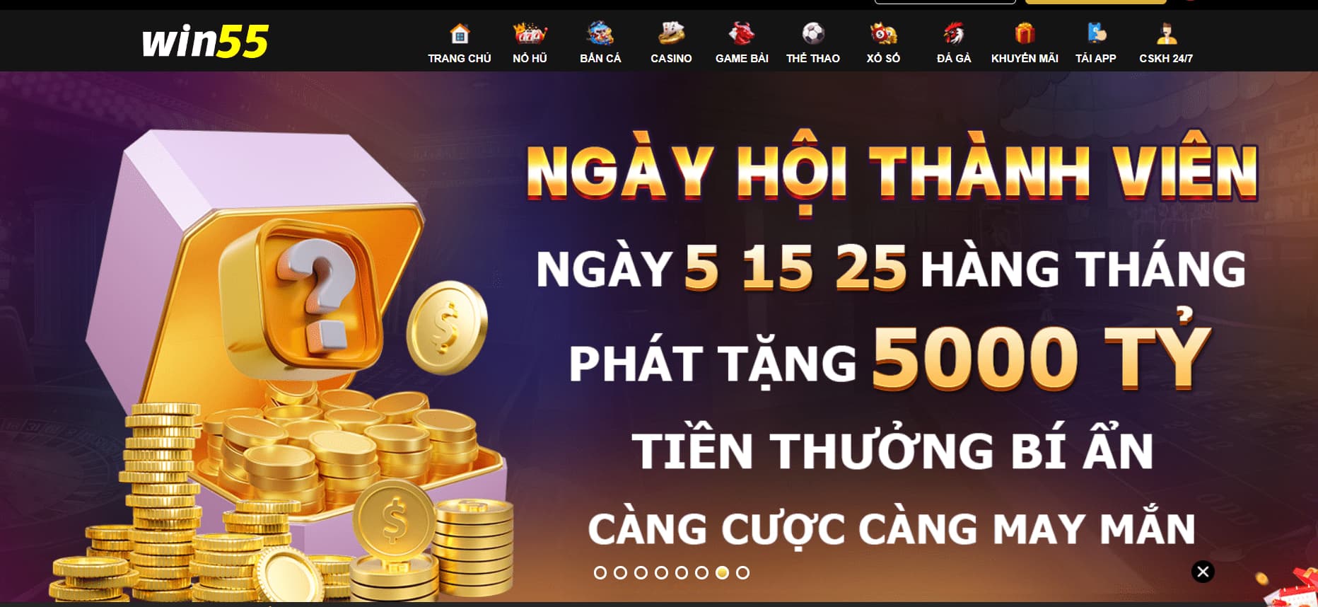 Win55 – chơi hay rút tiền liền tay