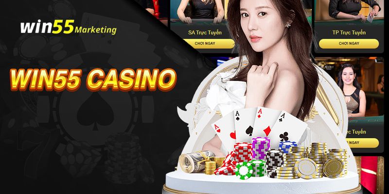 Những cảnh casino chất lượng được Win55 cung cấp